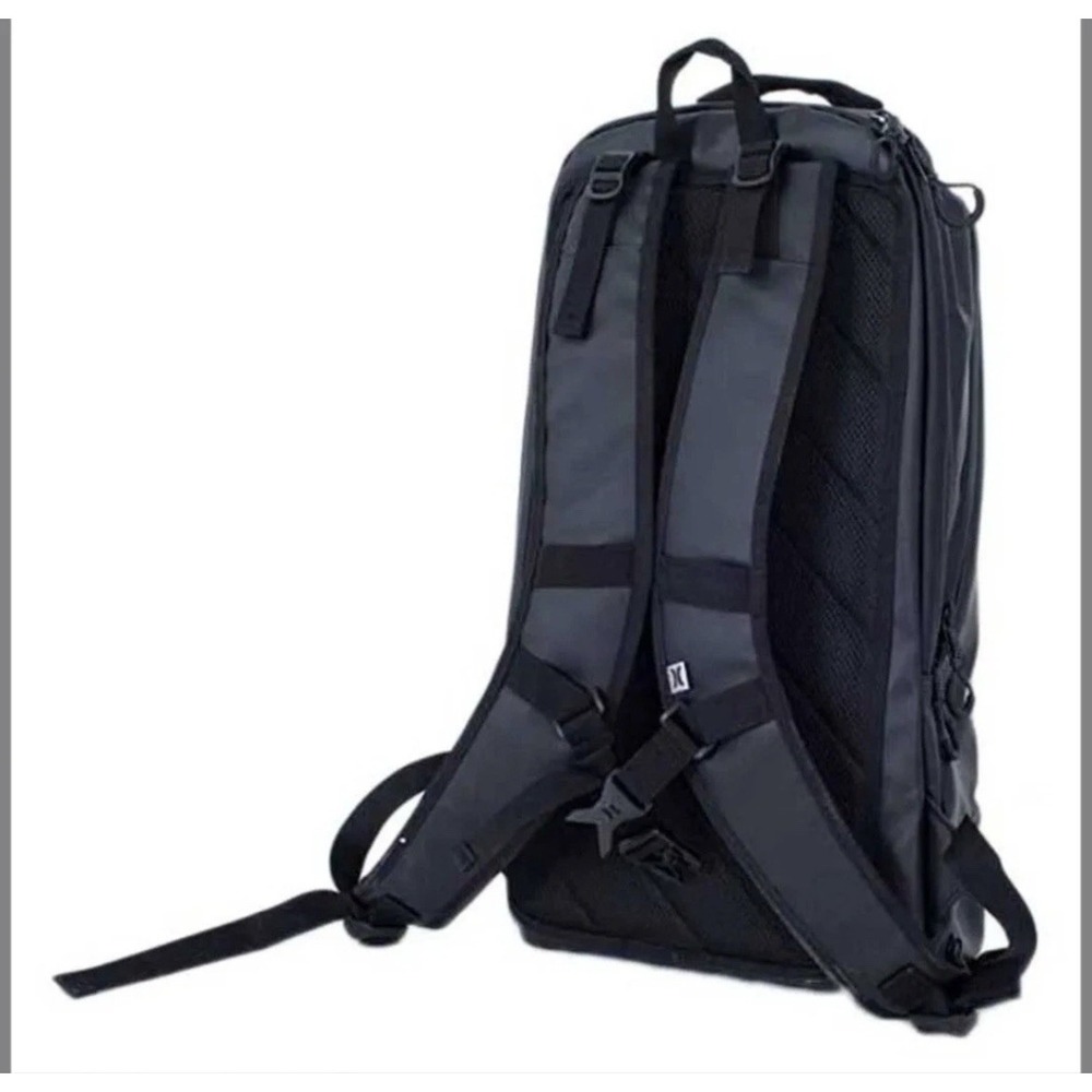 NWT Hurley Black Renegade II Backpack Mens OS Water Resistant Tactical Surf Bag - Picture 2 of 12